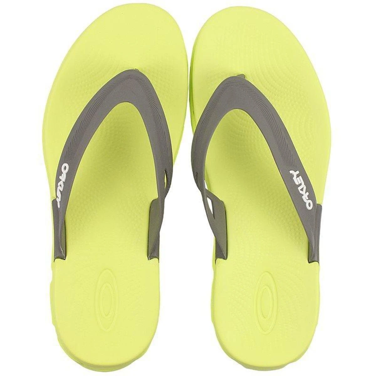 Chinelo Oakley Rest II Mark II Pale Lime Yellow 3 Chinelo Oakley Rest II Mark II Pale Lime Yellow