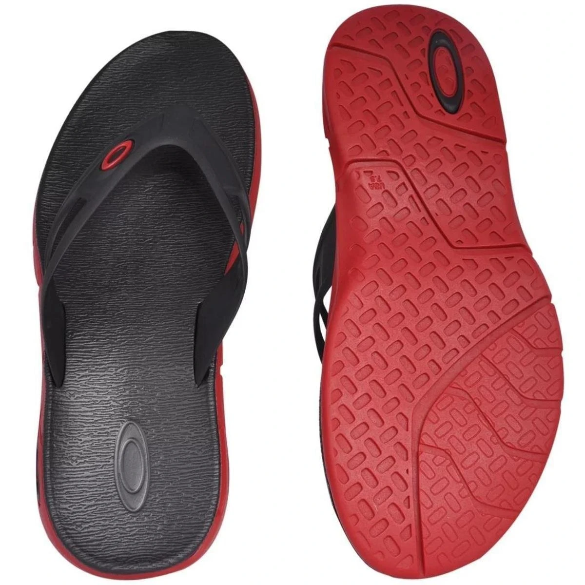 Kit Chinelo Oakley Rest II + Boné Oakley Tincan Masculino - Cinza+Vermelho - 43 4 Kit Chinelo Oakley Rest II + Boné Oakley Tincan Masculino - Cinza+Vermelho - 43 - Image 2
