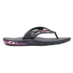 Chinelo Oakley Killer Point Masculino - Preto E Rosa