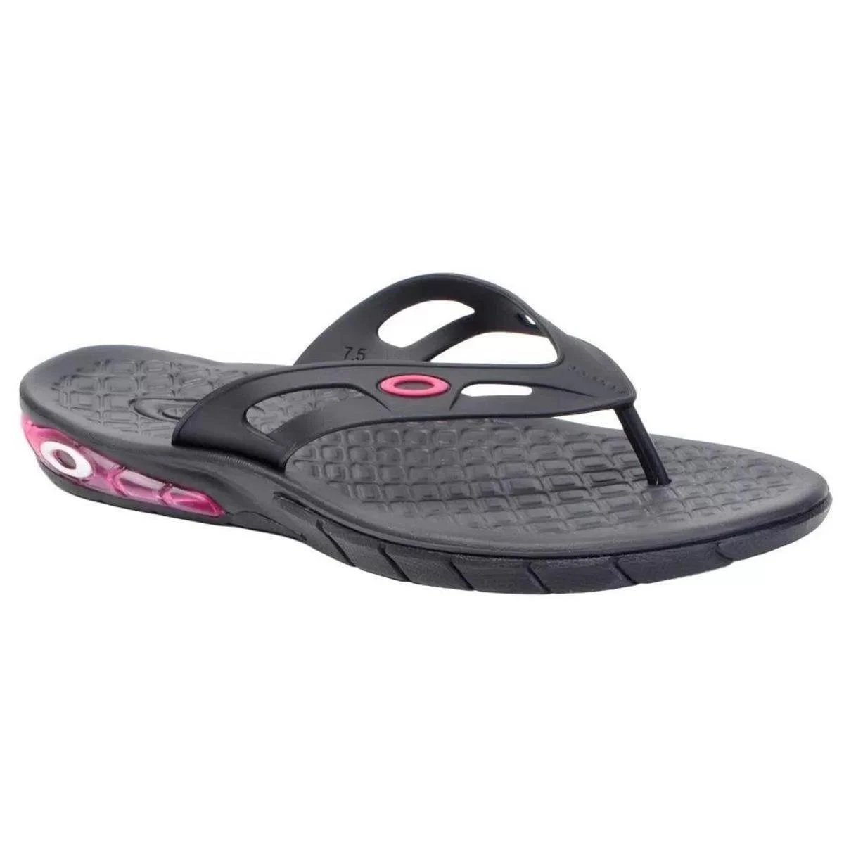Chinelo Oakley Killer Point Masculino - Preto E Rosa 4 Chinelo Oakley Killer Point Masculino - Preto E Rosa - Image 2