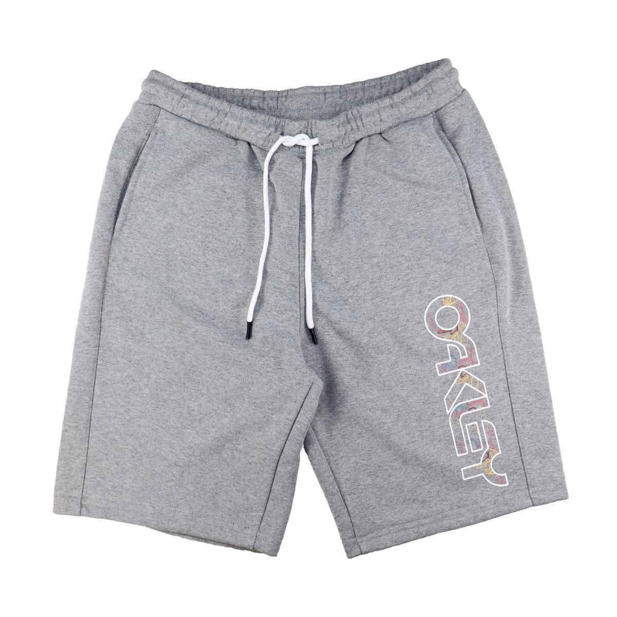 Bermuda Masculina Oakley Mushrom Graphic Shorts Heather Grey 3 Bermuda Masculina Oakley Mushrom Graphic Shorts Heather Grey
