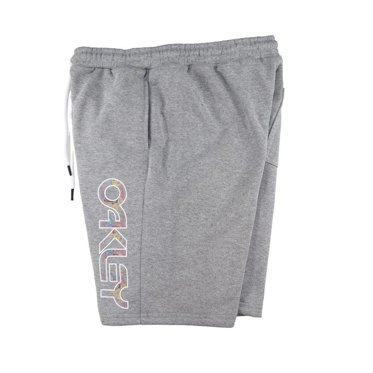 Bermuda Masculina Oakley Mushrom Graphic Shorts Heather Grey 5 Bermuda Masculina Oakley Mushrom Graphic Shorts Heather Grey - Image 3