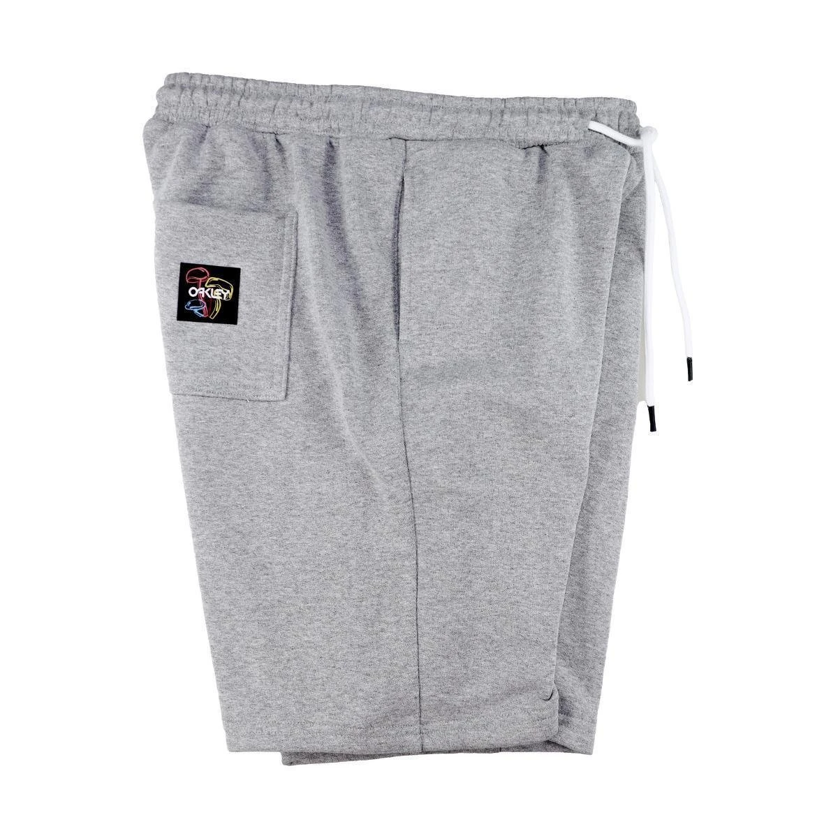 Bermuda Masculina Oakley Mushrom Graphic Shorts Heather Grey 6 Bermuda Masculina Oakley Mushrom Graphic Shorts Heather Grey - Image 4